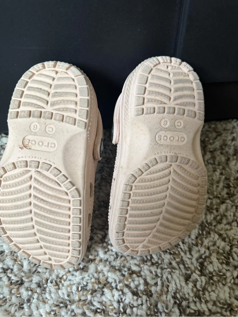 CROCS Kids Classic Clog in Pale Pink